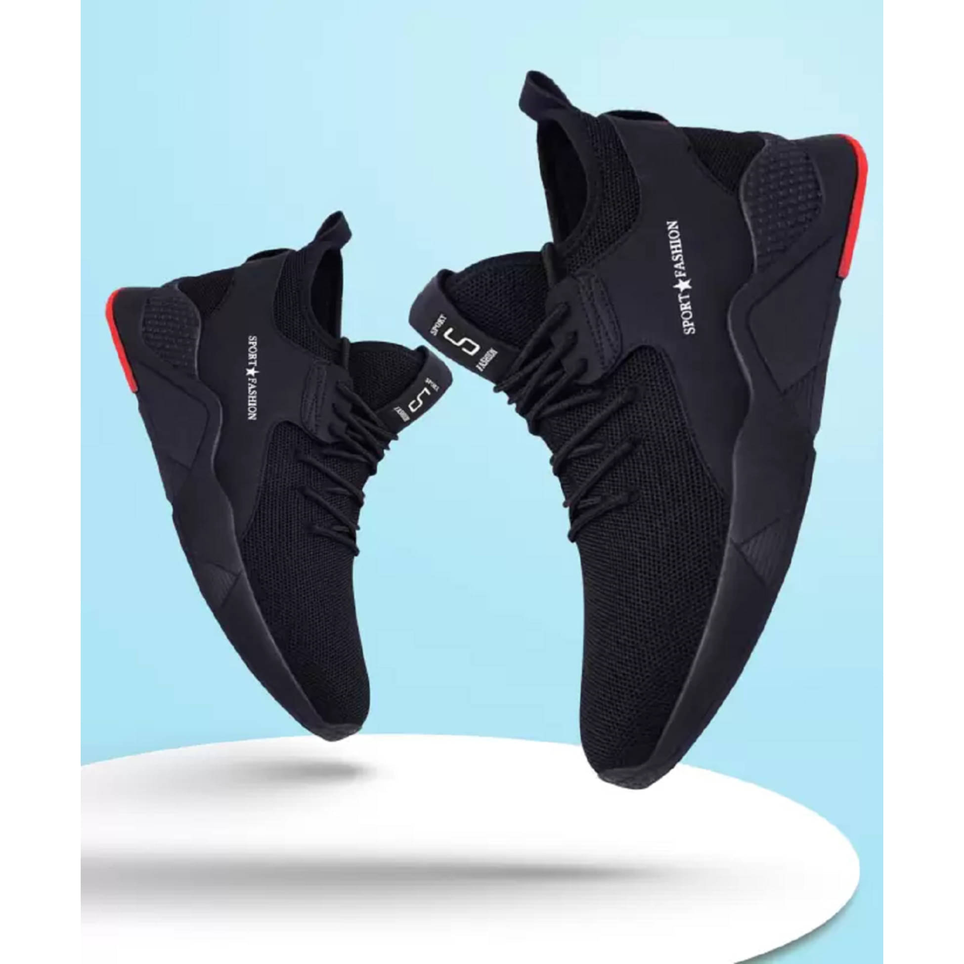     			hotstyle FASHION Black Men's Sneakers