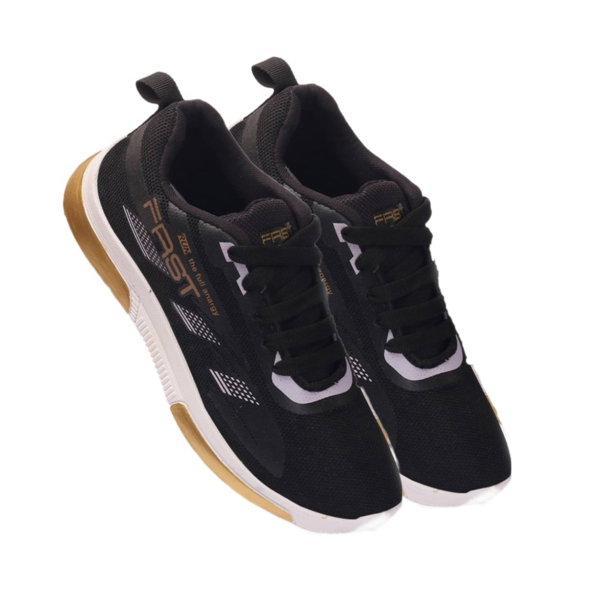     			hotstyle FIRST  Black Men's Sneakers