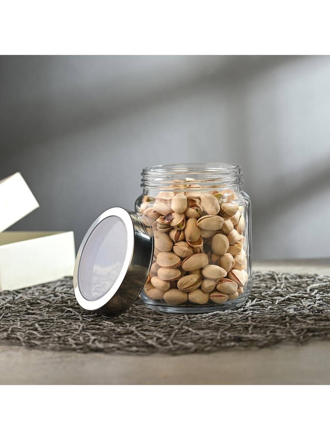 AFAST Multipurpose Jar Glass Transparent Food Container ( Set of 1 )     			AFAST Multipurpose Jar Glass Transparent Food Container ( Set of 1 )