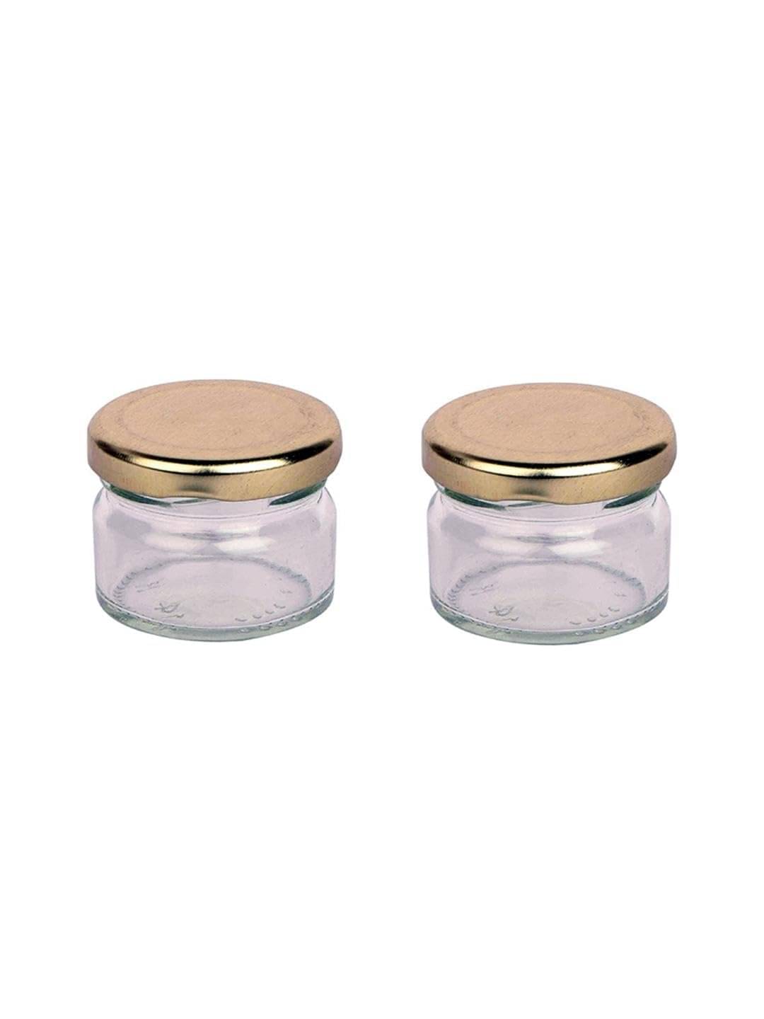     			AFAST Multipurpose Jar Glass Transparent Food Container ( Set Of 2 )