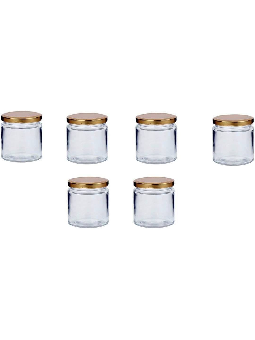     			AFAST Multipurpose Jar Glass Transparent Food Container ( Set Of 6 )