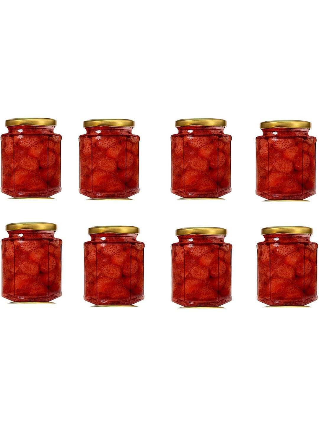     			AFAST Storage Jar Glass Transparent Food Container ( Set of 8 )