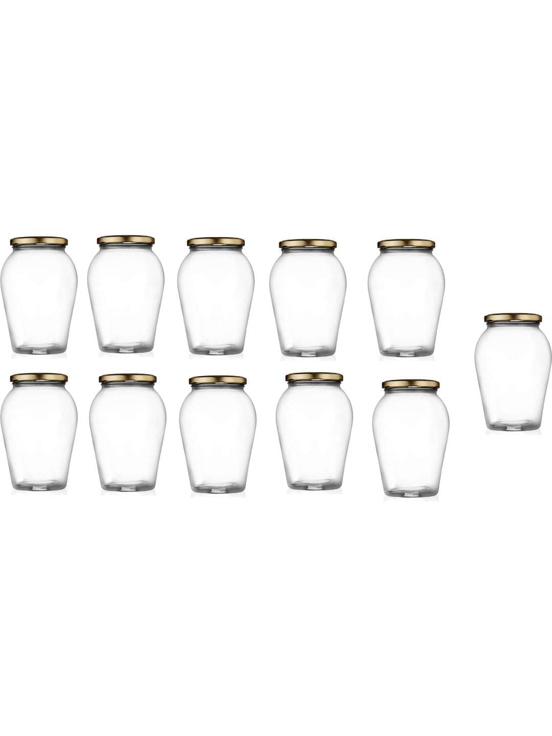     			AFAST Storage Jar Glass Transparent Food Container ( Set of 11 )