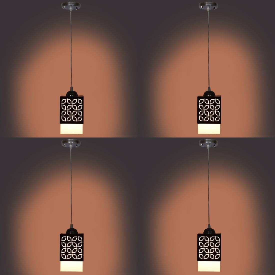 AFAST Wood Black Ceiling Lights - Pack of 4 AFAST Wood Black Ceiling Lights - Pack of 4