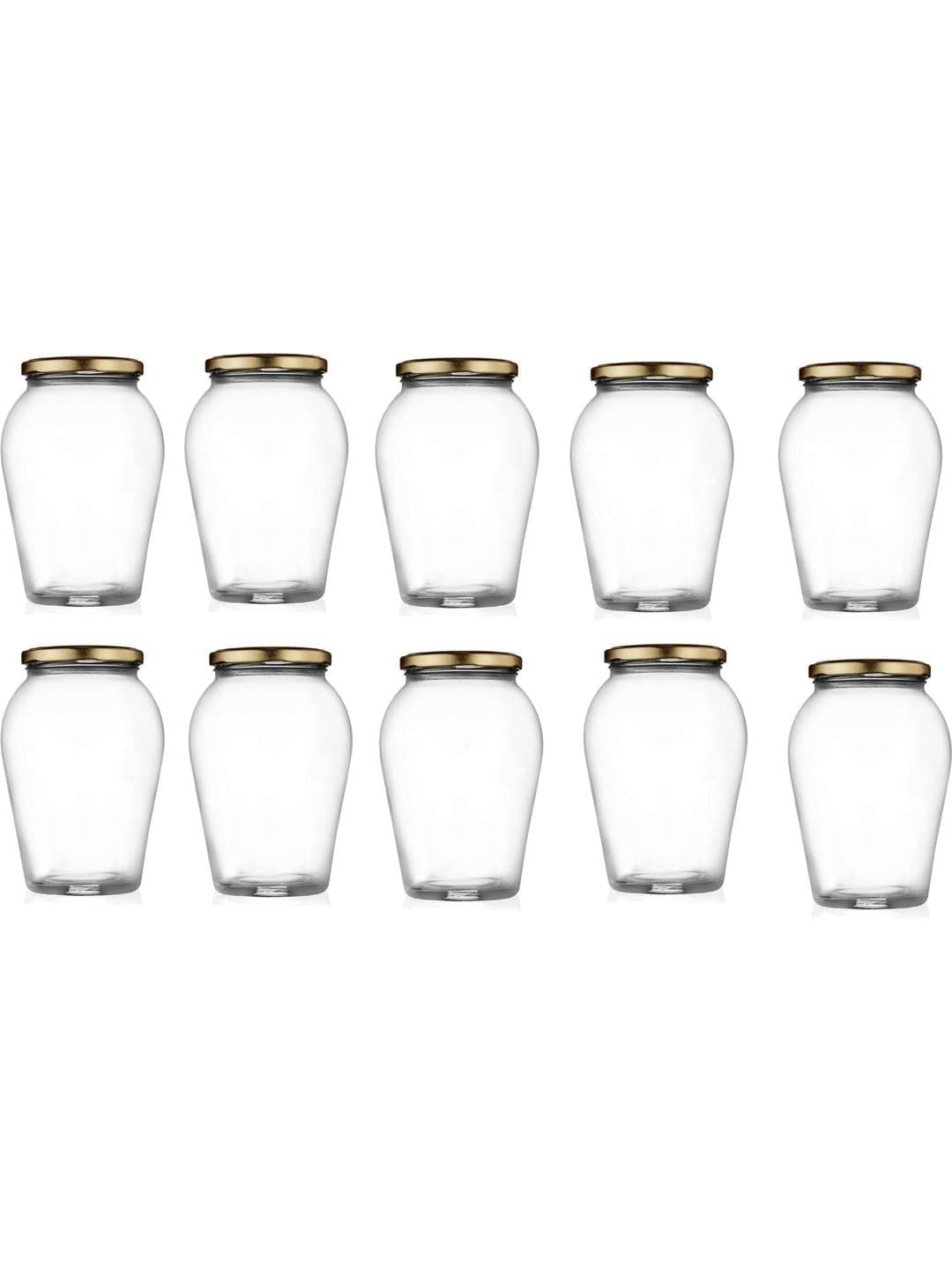     			AFAST food container  Glass Transparent Food Container ( Set of 10 )