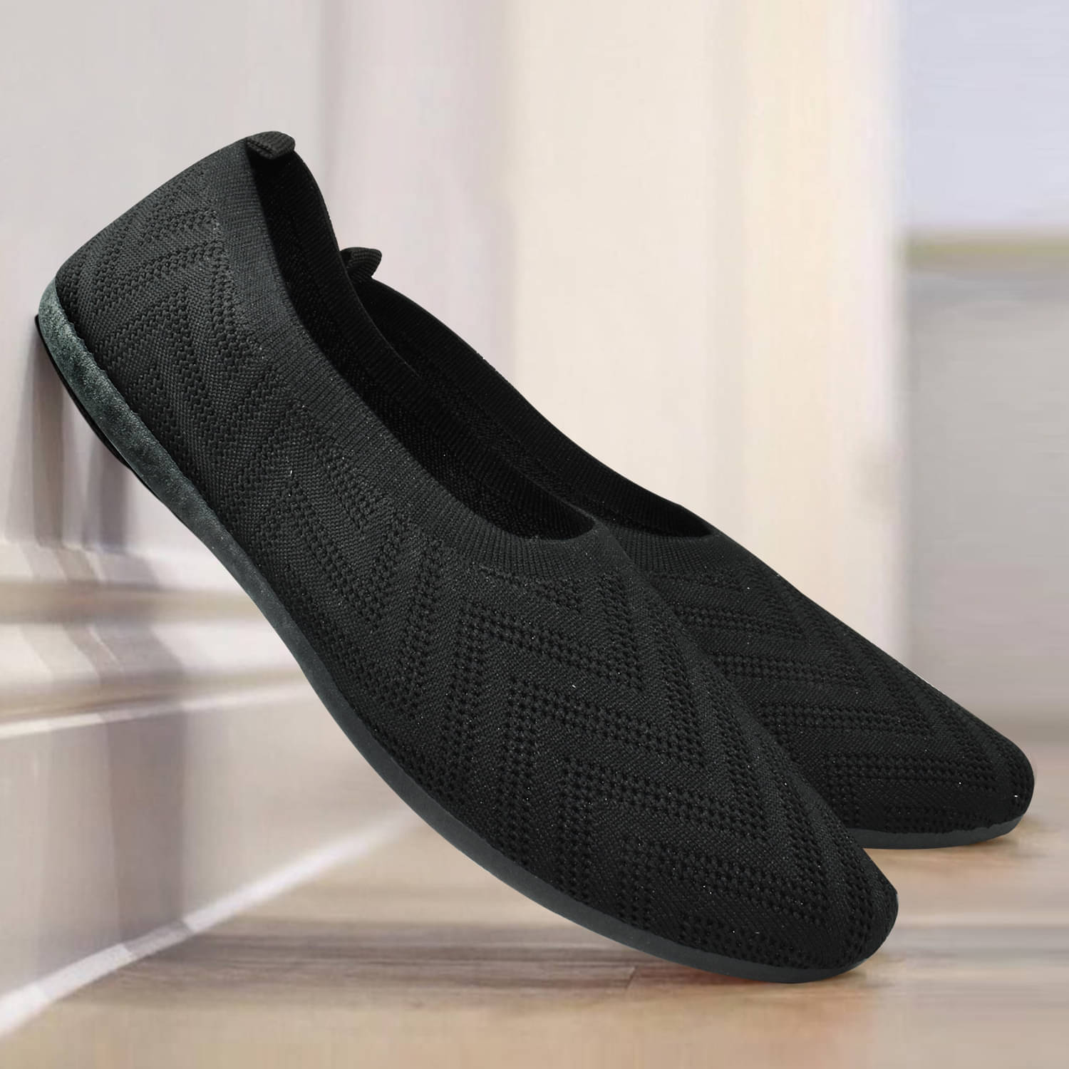 Ajanta Black Women's Casual Ballerinas Ajanta Black Women's Casual Ballerinas