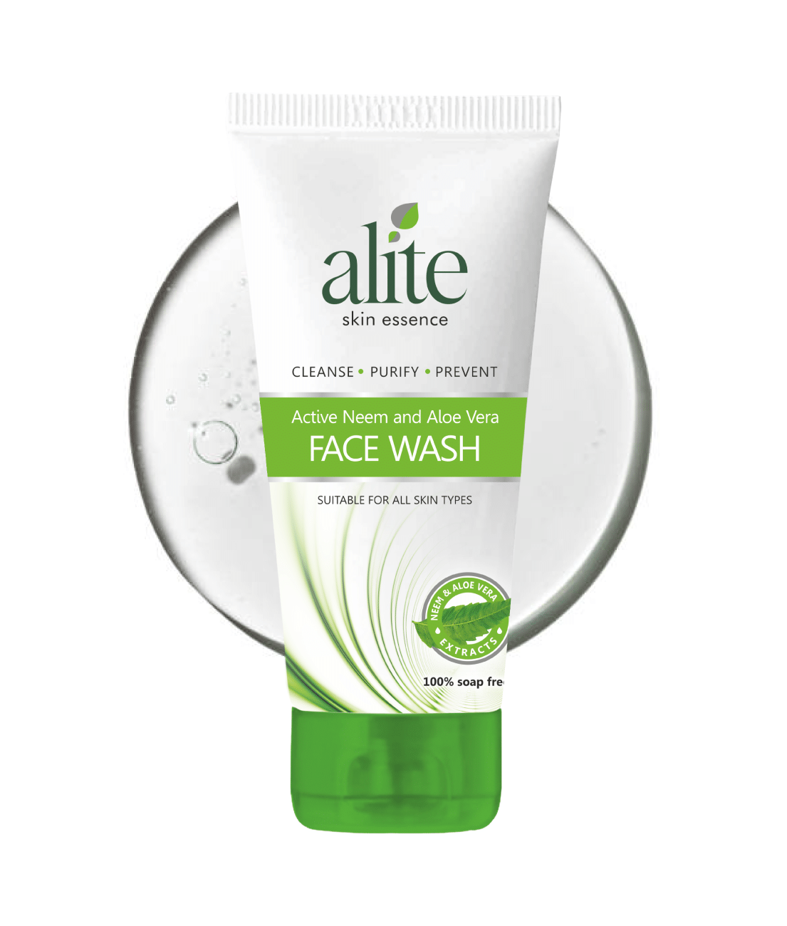     			Alite Active Neem & Aloe Vera Anti Acne Face Wash Cleanser for Clear, Radiant Skin 100g