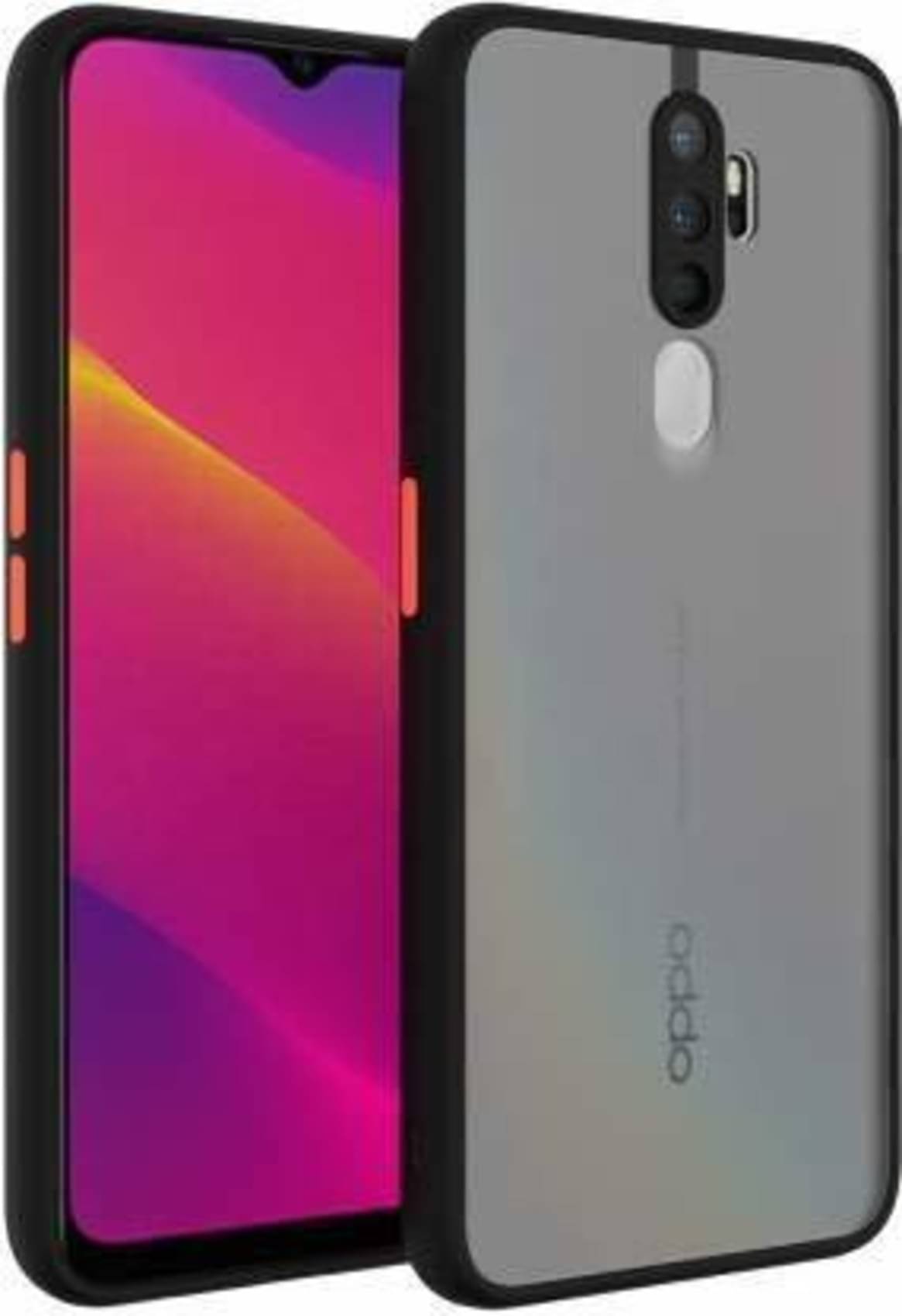 BIG WINGS Shock Proof Case Compatible For Polycarbonate Oppo A5 ( Pack of 1 ) BIG WINGS Shock Proof Case Compatible For Polycarbonate Oppo A5 ( Pack of 1 )