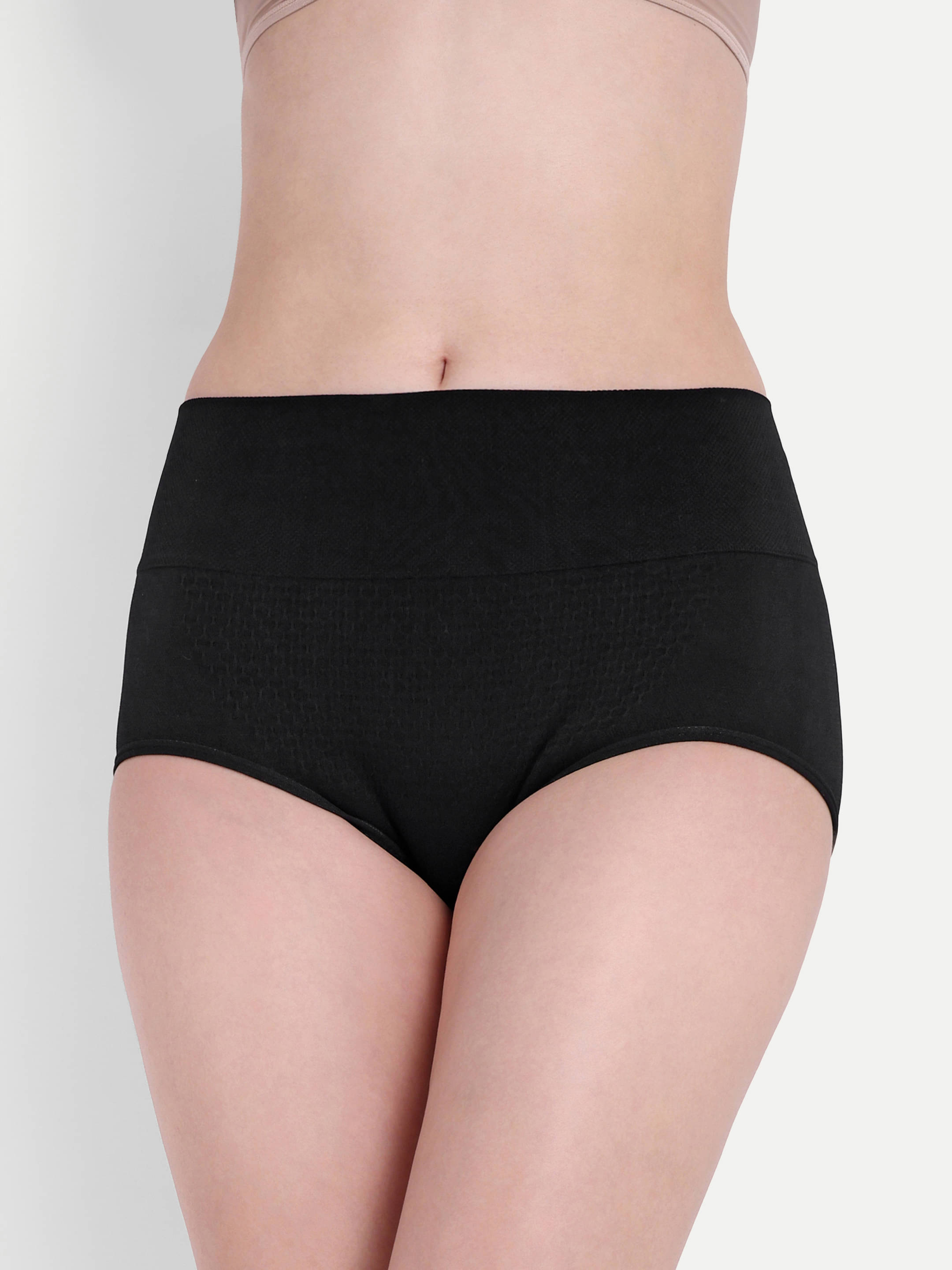     			CALBO N Pack of 1 Cotton Women's Tummy Tucker ( Black )