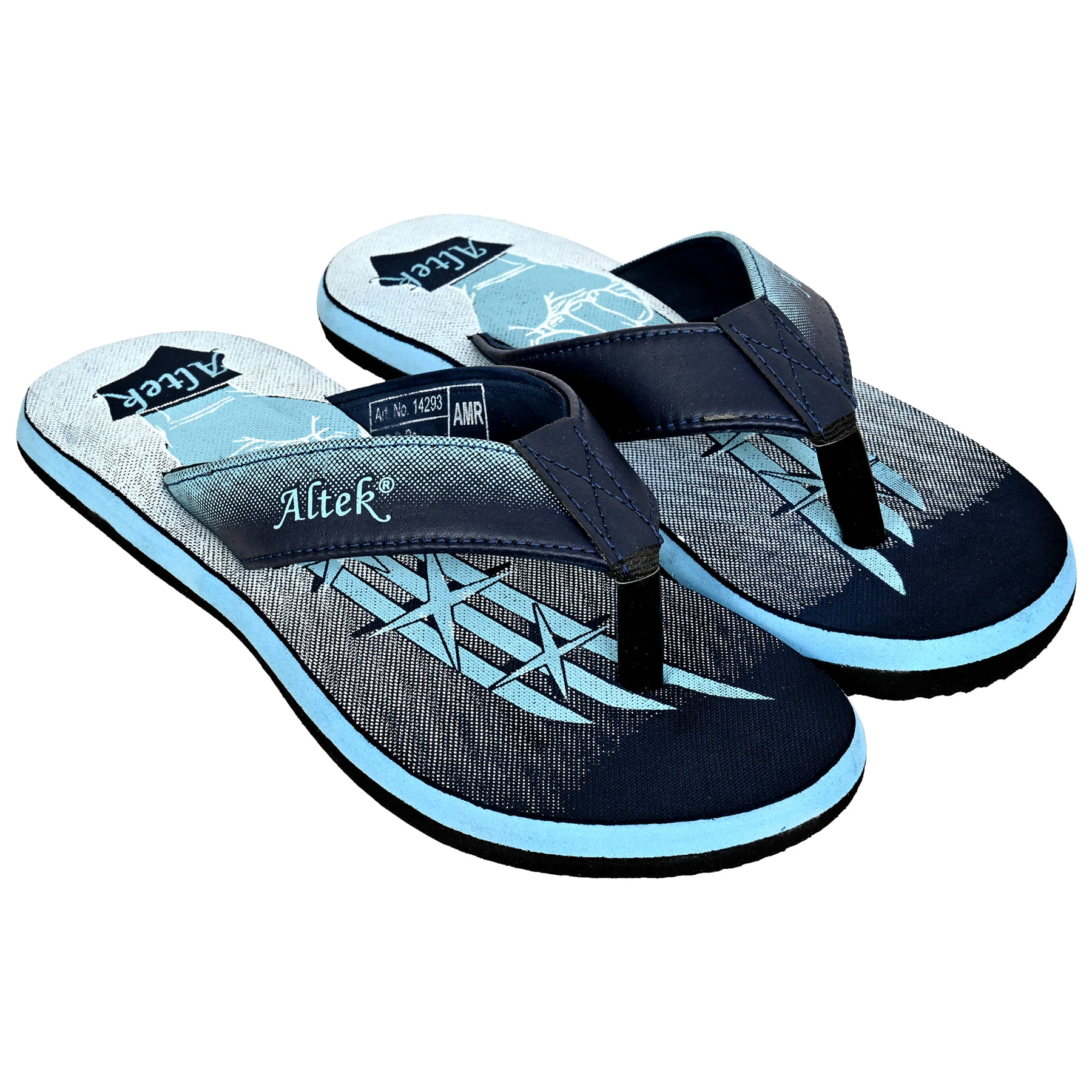     			Chappal Wala Blue Men's Thong Flip Flop