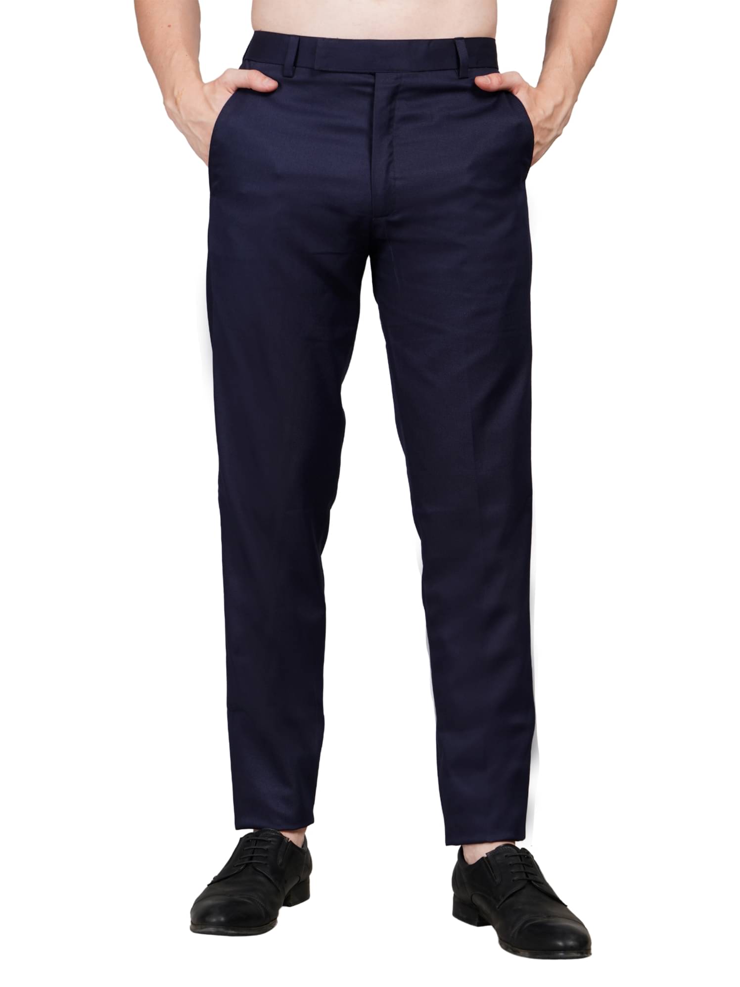     			Dwears Regular Flat Men's Formal Trouser - Black ( Pack of 1 )