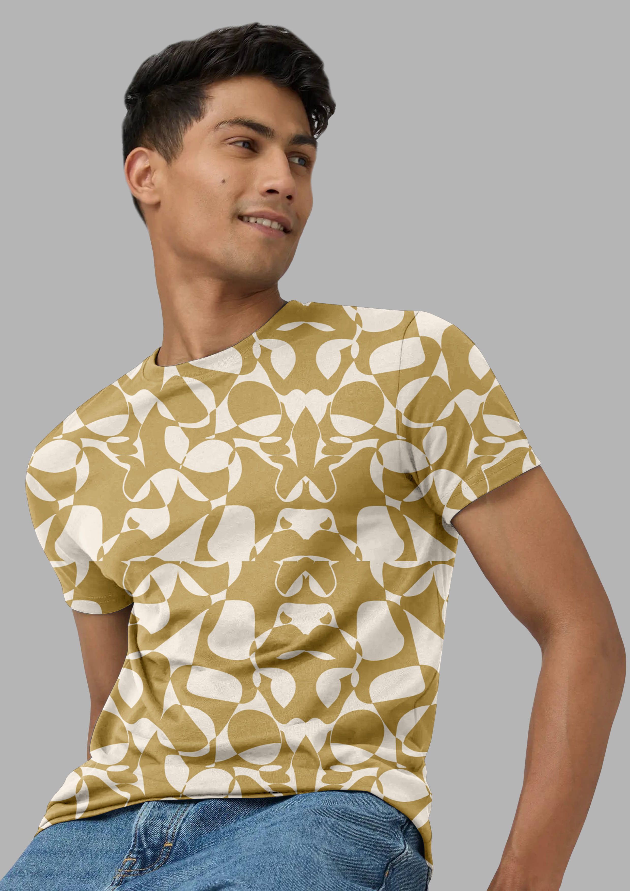 FTX Polyester Regular Fit Printed Half Sleeves Men's Round T-Shirt - Mustard ( Pack of 1 ) FTX Polyester Regular Fit Printed Half Sleeves Men's Round T-Shirt - Mustard ( Pack of 1 )