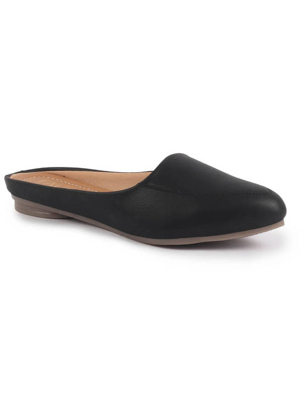     			Fausto Black Women's Mules Shoes