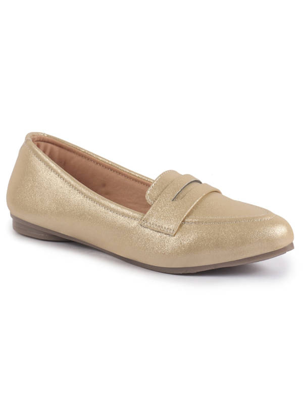     			Fausto Gold Women's Loafers
