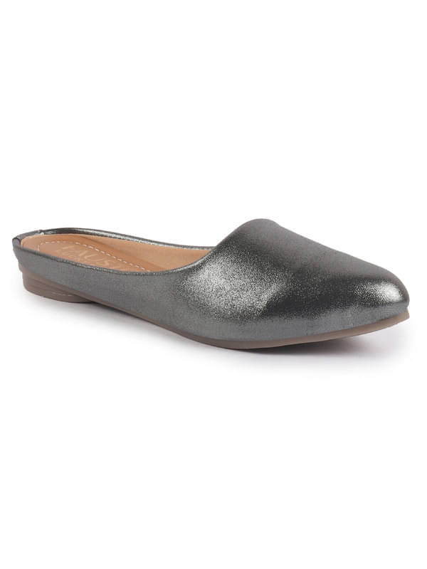 Fausto Gray Women's Mules Shoes Fausto Gray Women's Mules Shoes