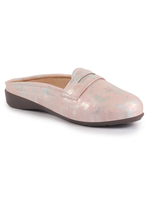     			Fausto Rose Gold Women's Mules Shoes