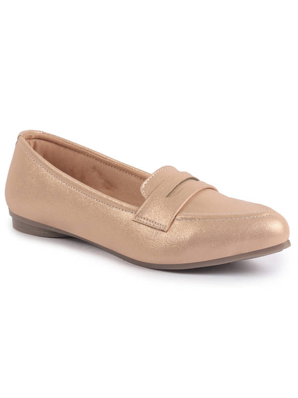     			Fausto Rose Gold Women's Loafers