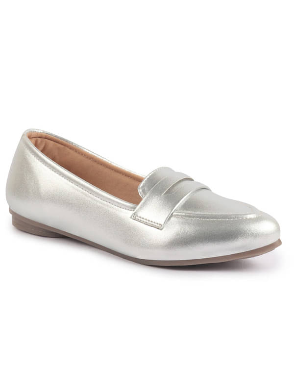     			Fausto Silver Women's Loafers