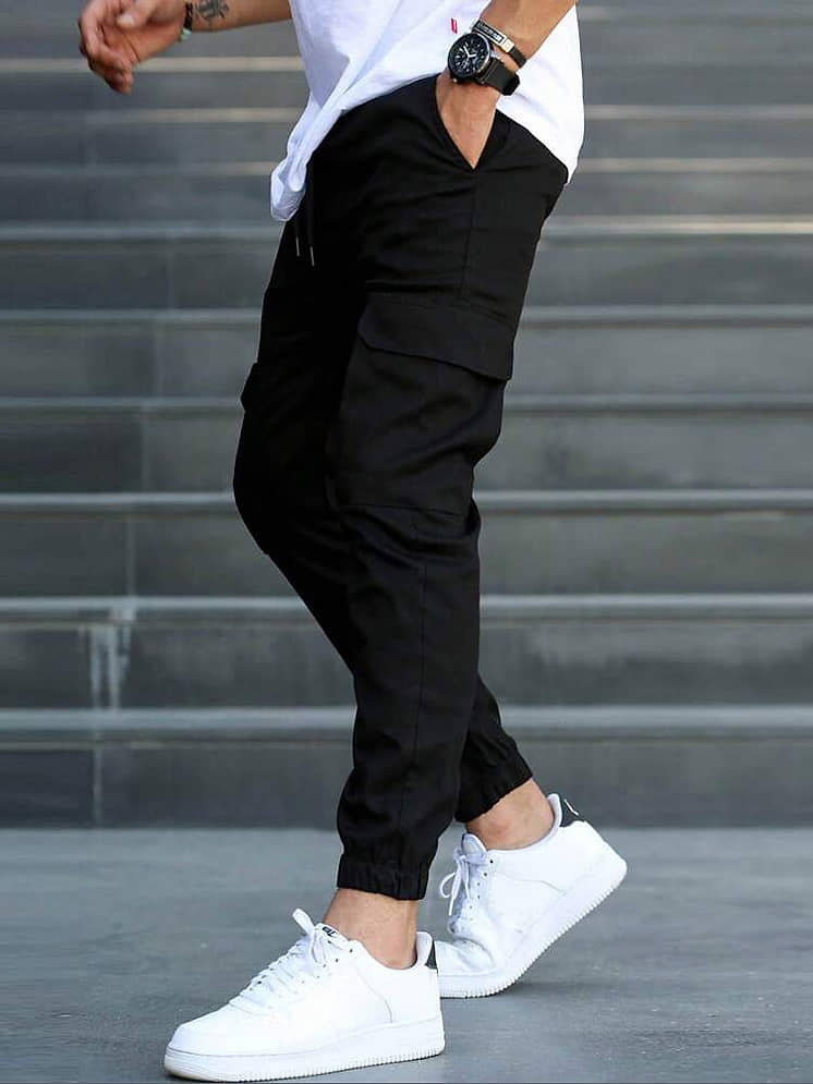 Highlander Regular Flat Men's Joggers Black Pack of