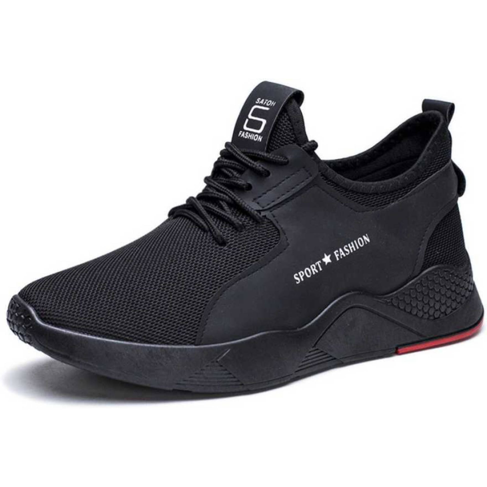     			Hotspot Black Men's Sneakers
