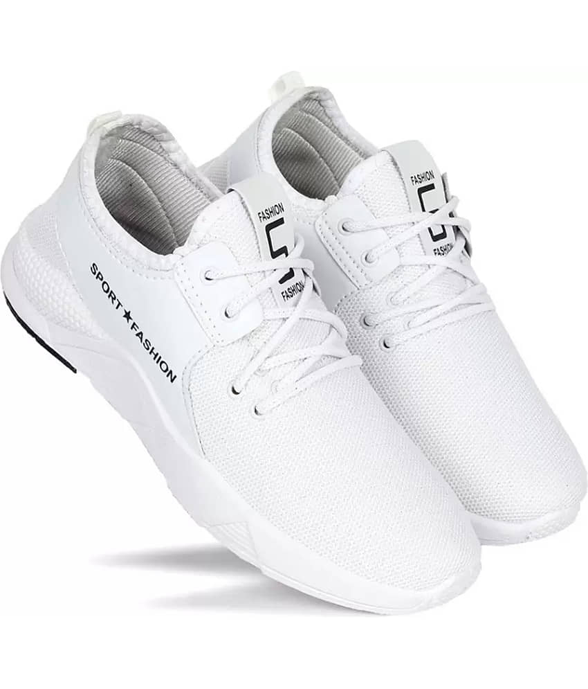 Hotspot White Men's Sneakers - Casual Shoes | Buy online on ZillyBuy