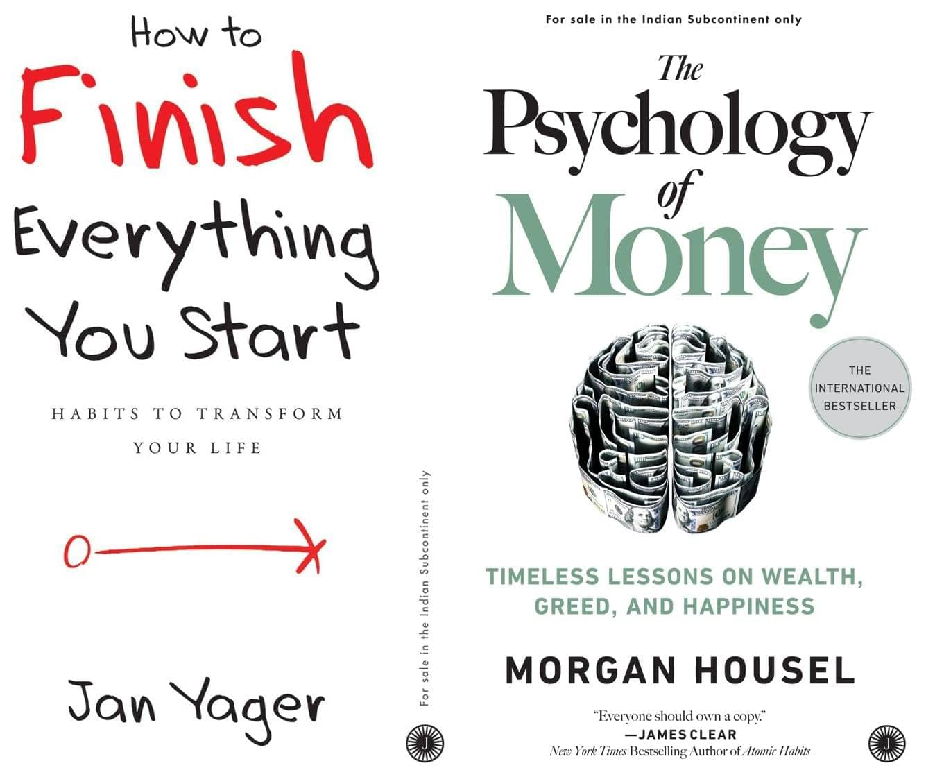 How to Finish Everything Start & Psychology Money By Jan Yager & Housel Morgan How to Finish Everything Start & Psychology Money By Jan Yager & Housel Morgan