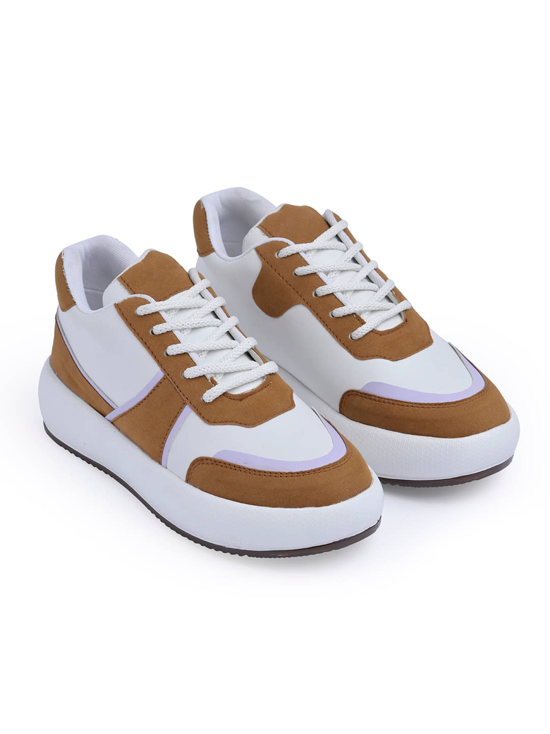    			JM Looks Tan Women's Sneakers