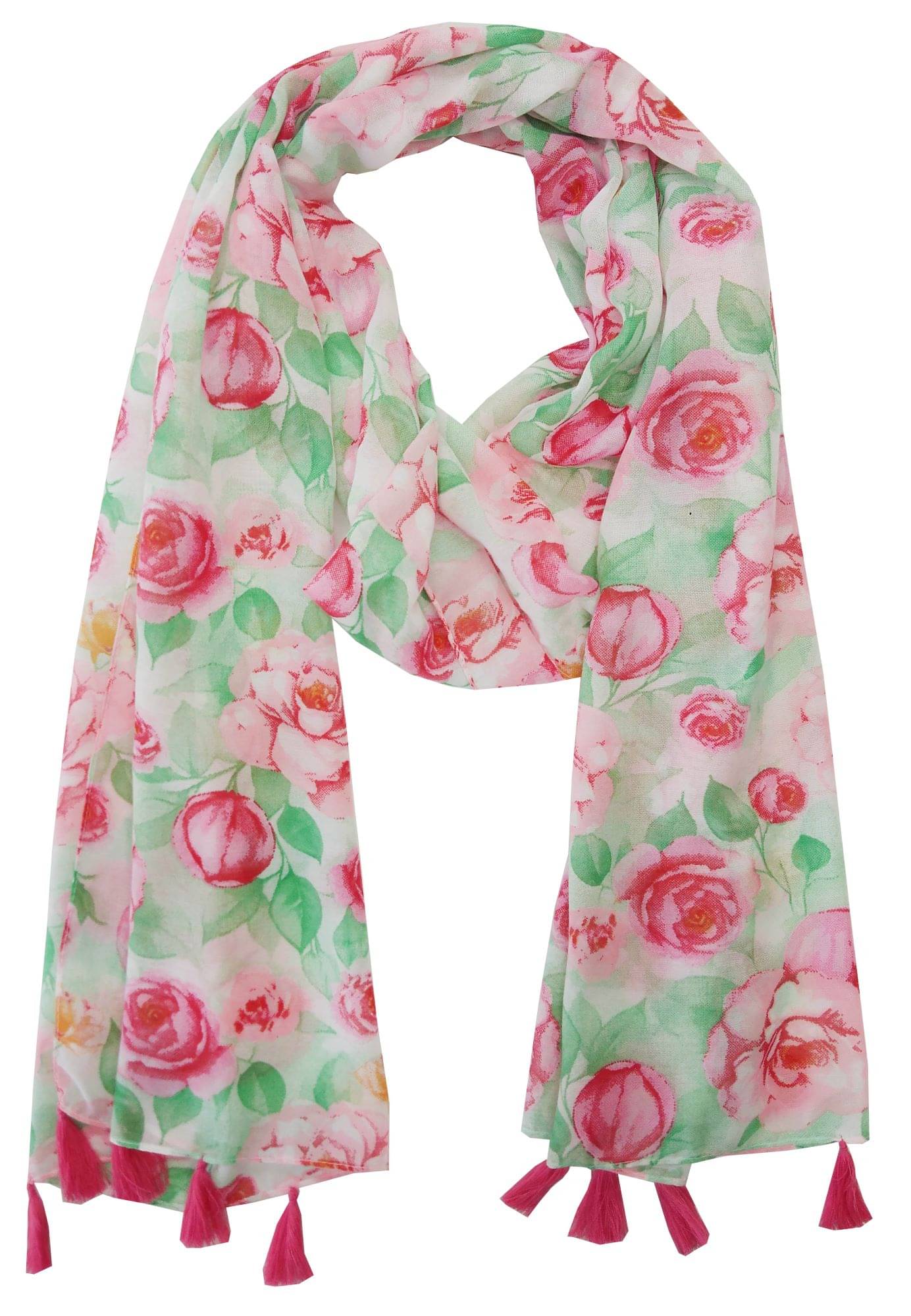     			JVNINE Multicolor Polyester Women's Stole ( Pack of 1 )