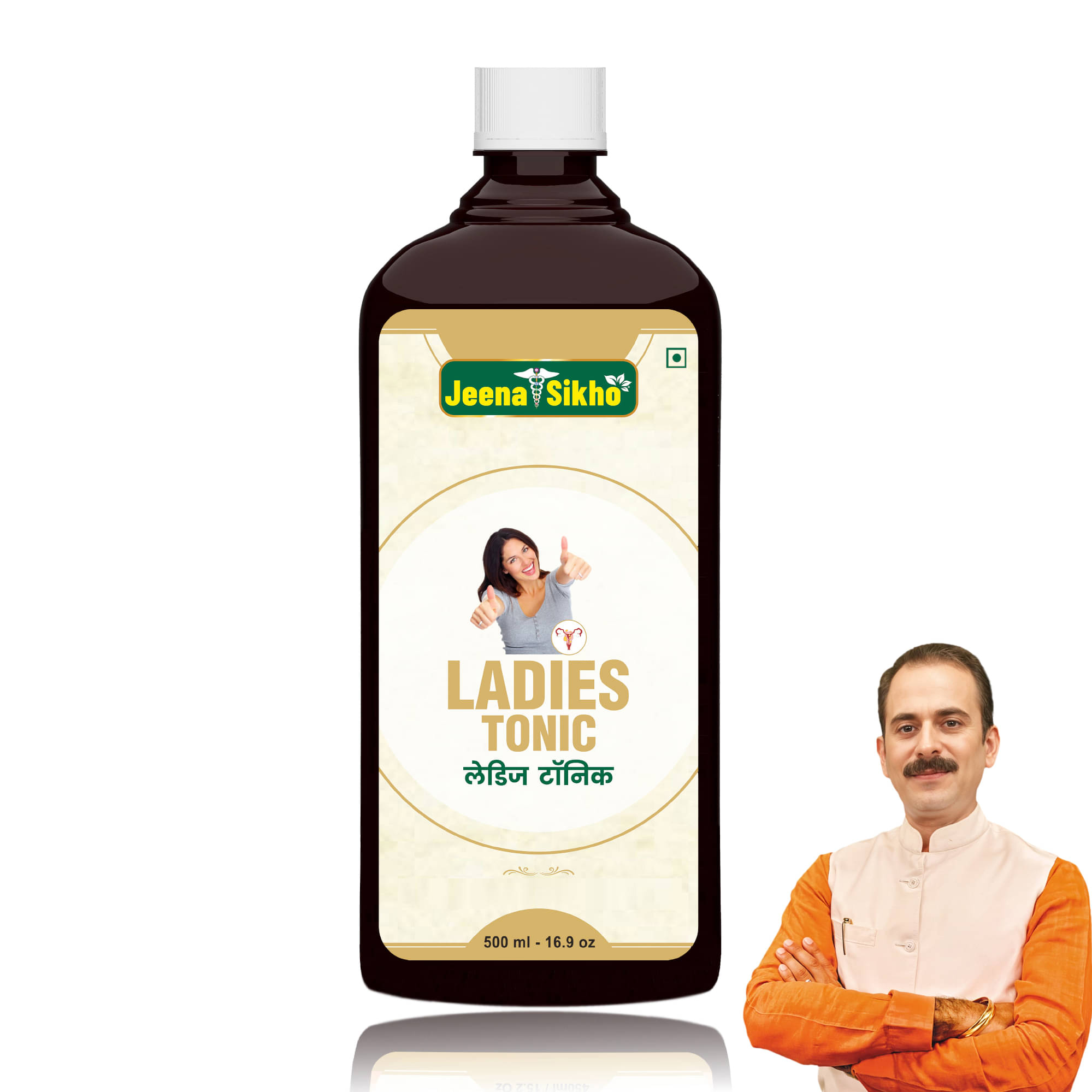     			Jeena Sikho Ladies Tonic Herbal Female Wellness Supplement, 500ml