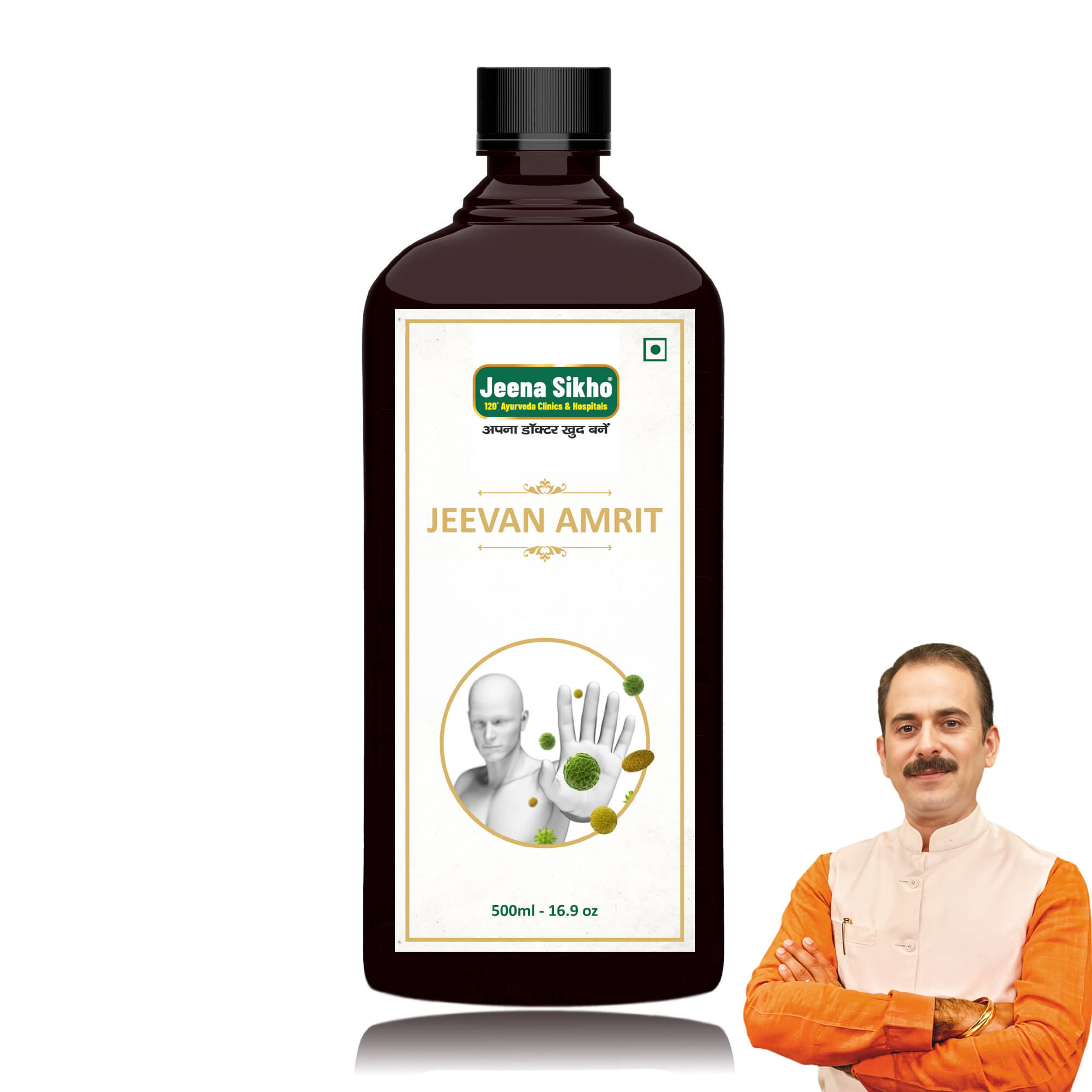     			Jeena Sikho Jeevan Amrit Tonic Herbal Immunity Care Supplement, 500ml