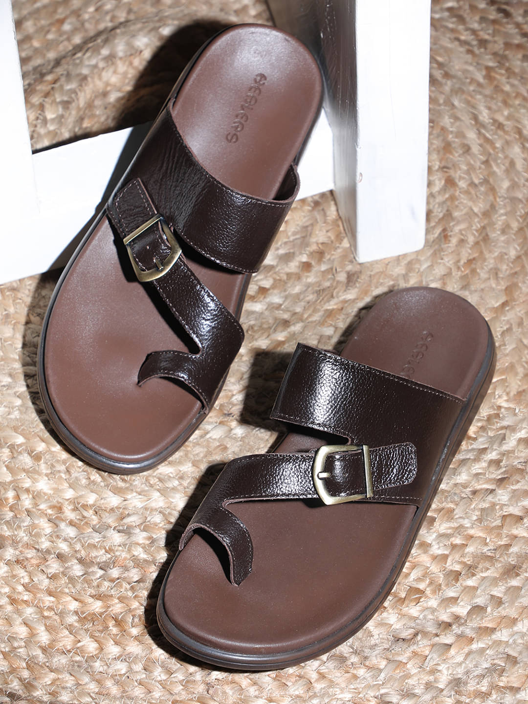     			Liberty Brown Men's Thong Flip Flop