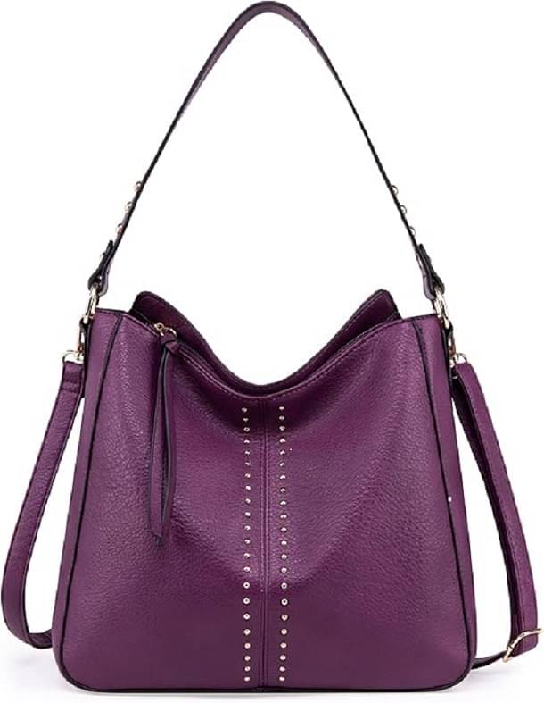     			Lychee Bags Hobo Bag PU Set of 1 ( Wine )