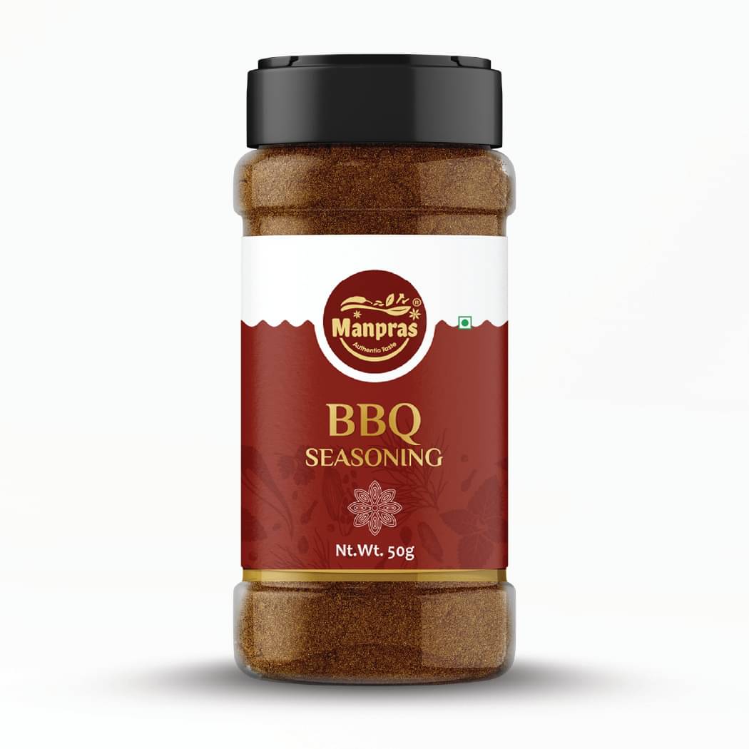 MANPRAS Barbeque Seasoning 50Gms Each (Pack of 3) 150 gm     			MANPRAS Barbeque Seasoning 50Gms Each (Pack of 3) 150 gm