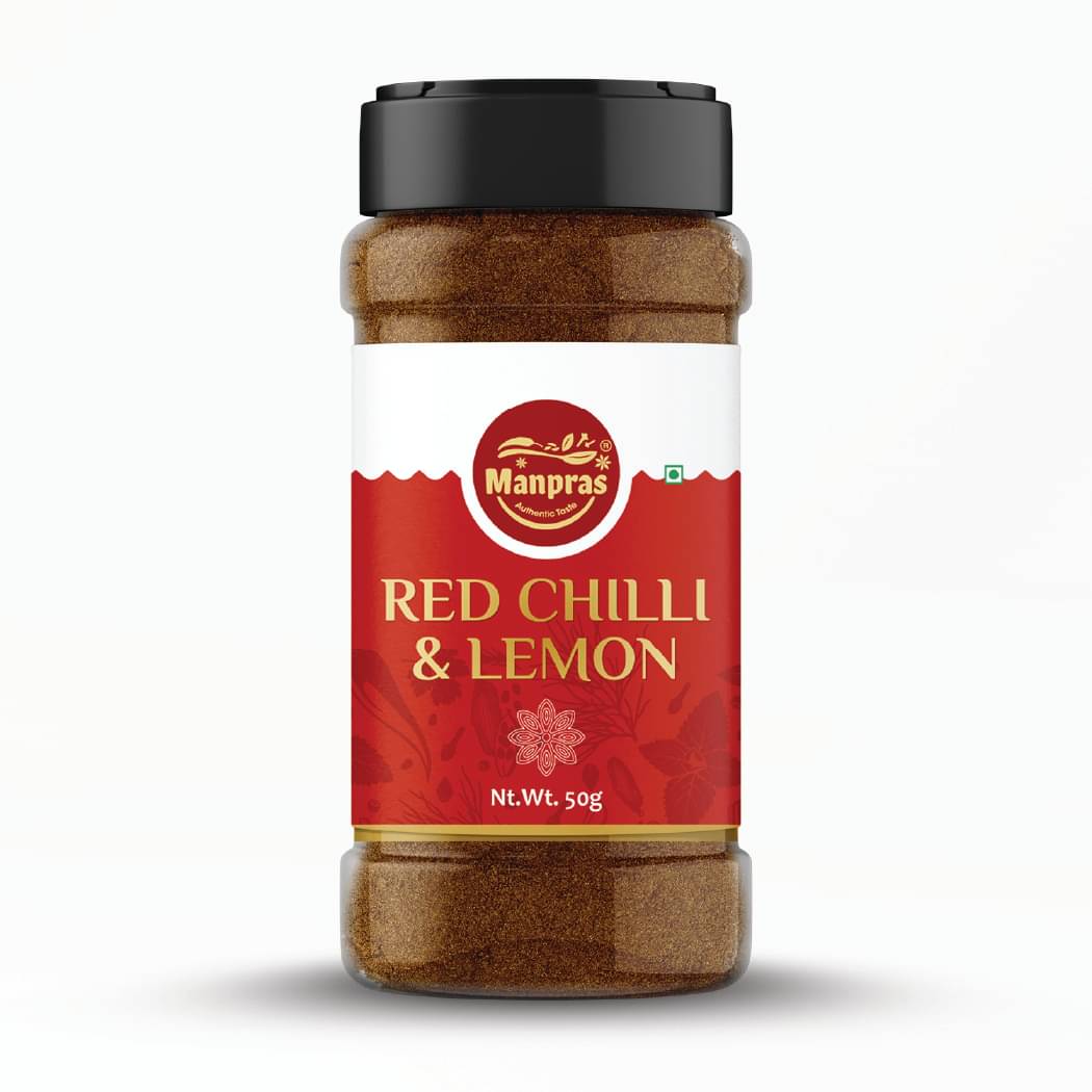     			MANPRAS Red Chilli Lemon Seasoning 50Gms. Each (Pack of 3) 150 gm