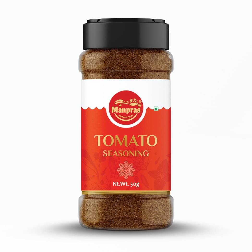 MANPRAS Tomato Seasoning 50Gms Each (Pack of 3) 150 gm MANPRAS Tomato Seasoning 50Gms Each (Pack of 3) 150 gm