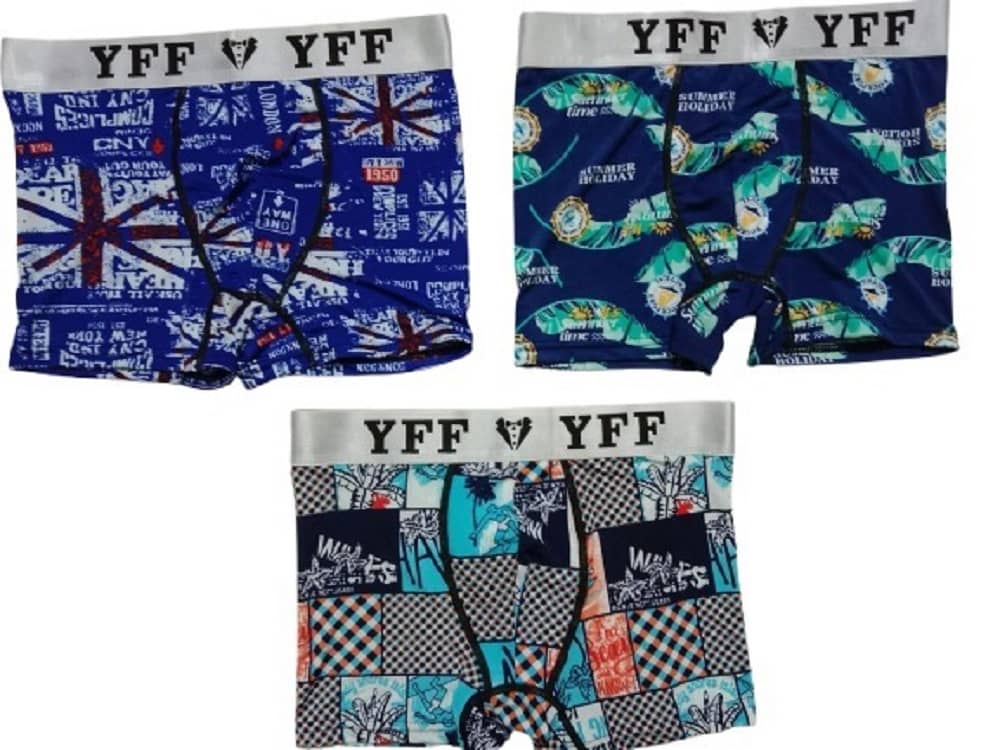 PUSHPADANT FASHION WEAR Pack of 3 Nylon Trunks For Men's ( Multicolor )