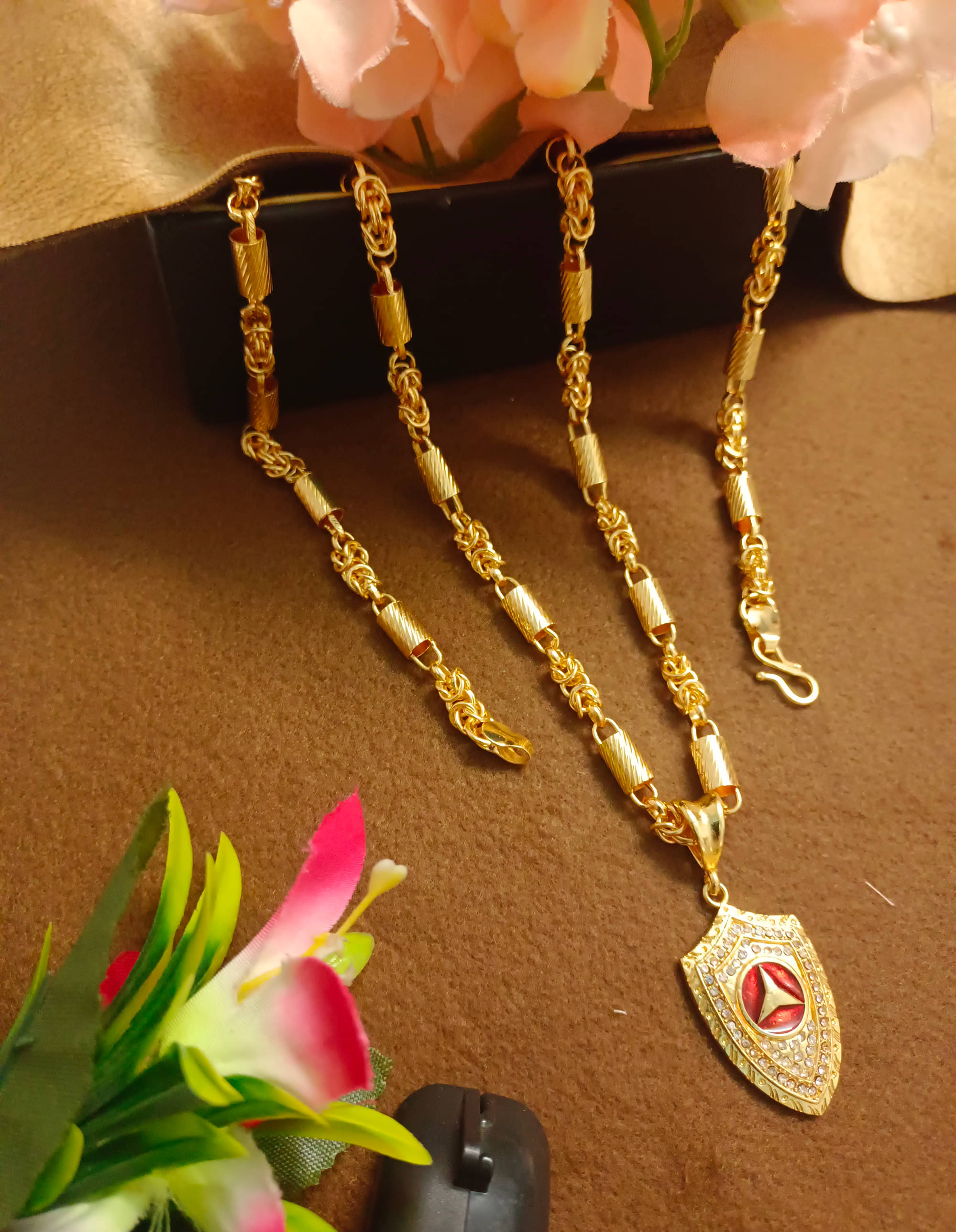 RANEM Gold Pendant set ( Pack of 1 ) RANEM Gold Pendant set ( Pack of 1 )