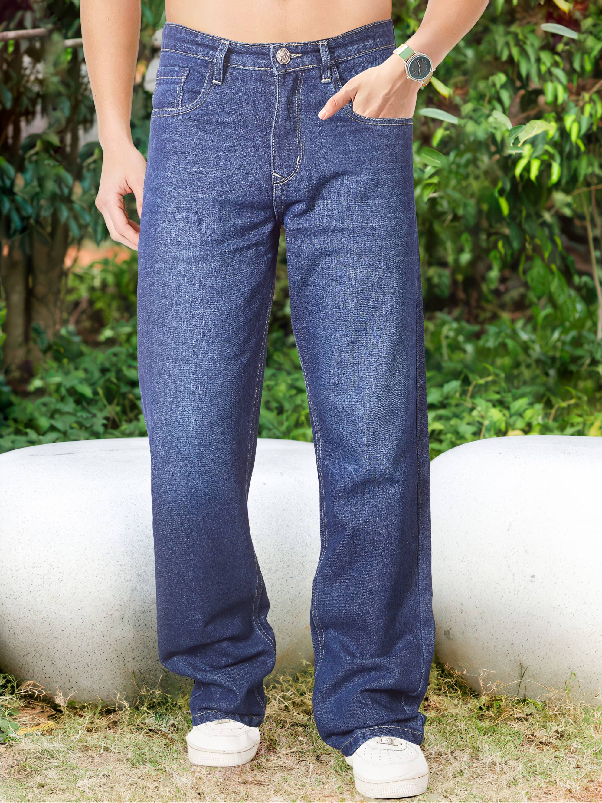     			RIG BONE Faded Men's Jeans - Dark Blue ( Pack of 1 )