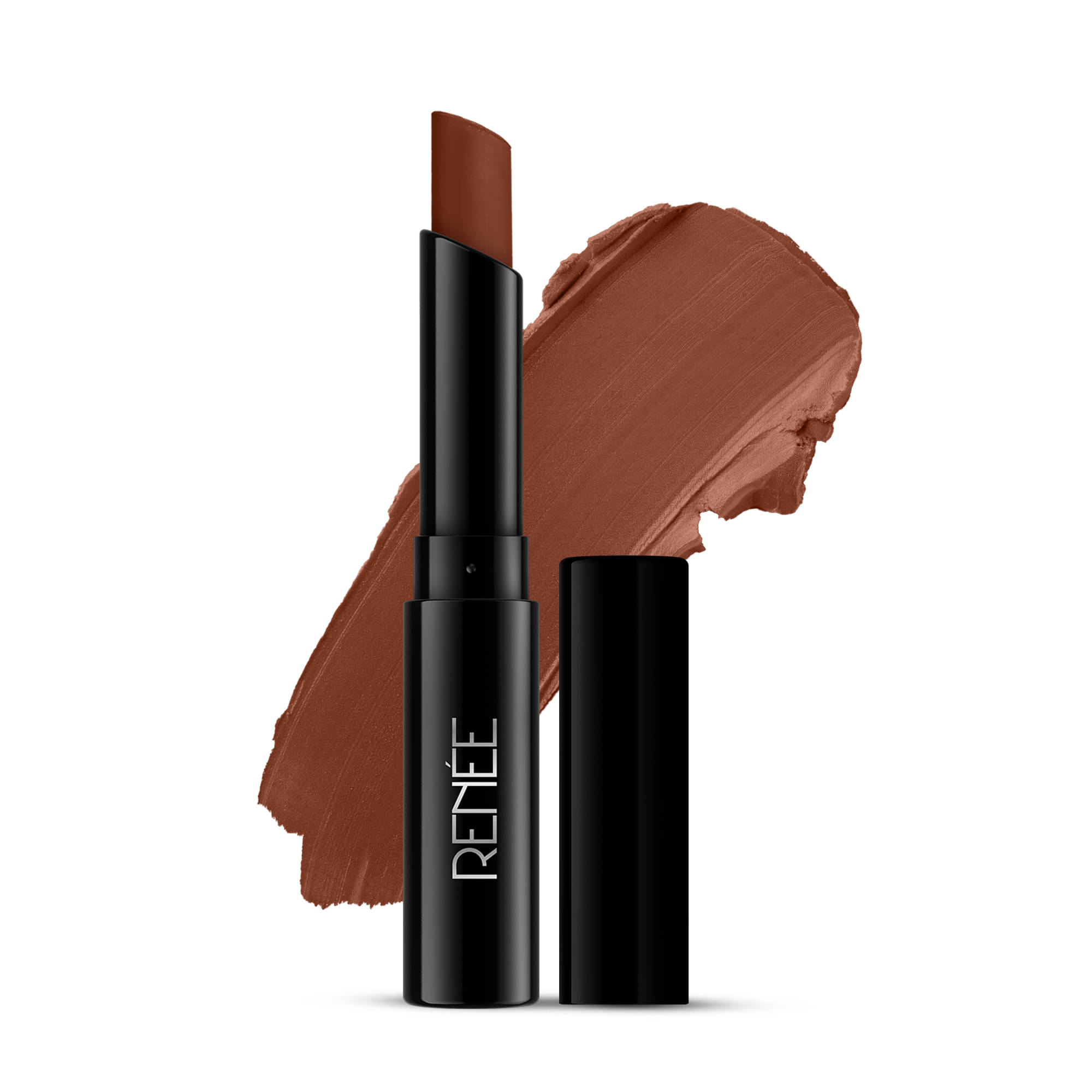 RENEE Very Matte Intense Color Weightless & Long Lasting Lipstick, Coffee Brown     			RENEE Very Matte Intense Color Weightless & Long Lasting Lipstick, Coffee Brown