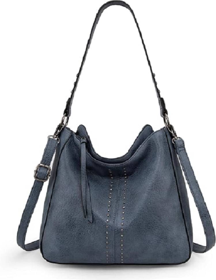     			SAKWOODS Hobo Bag PU Set of 1 ( Blue )