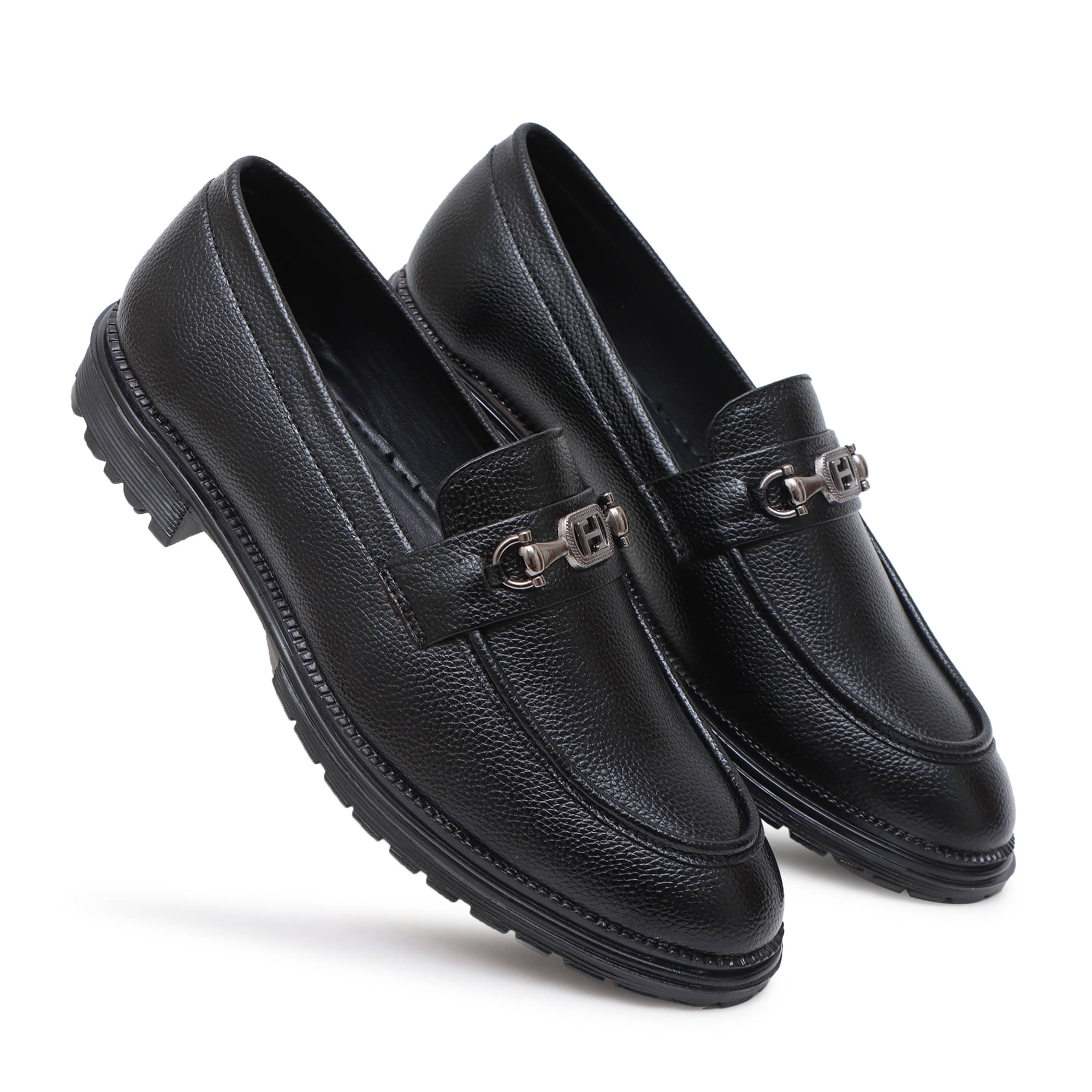     			SHUAN Black Men's Oxford Formal Shoes