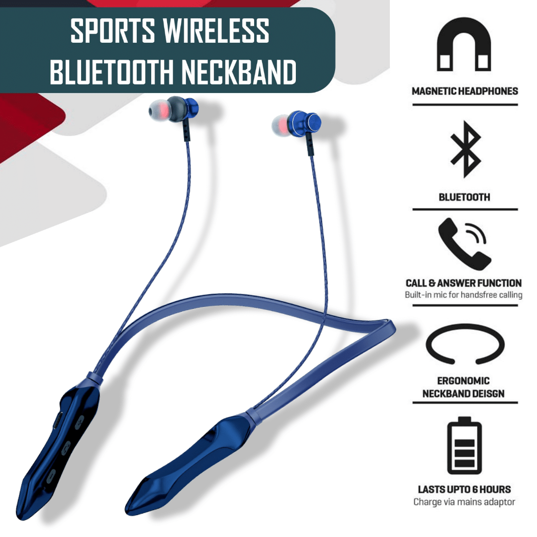     			Shop To Shop In-the-ear Bluetooth Headset with Upto 20h Talktime Deep Bass - Blue