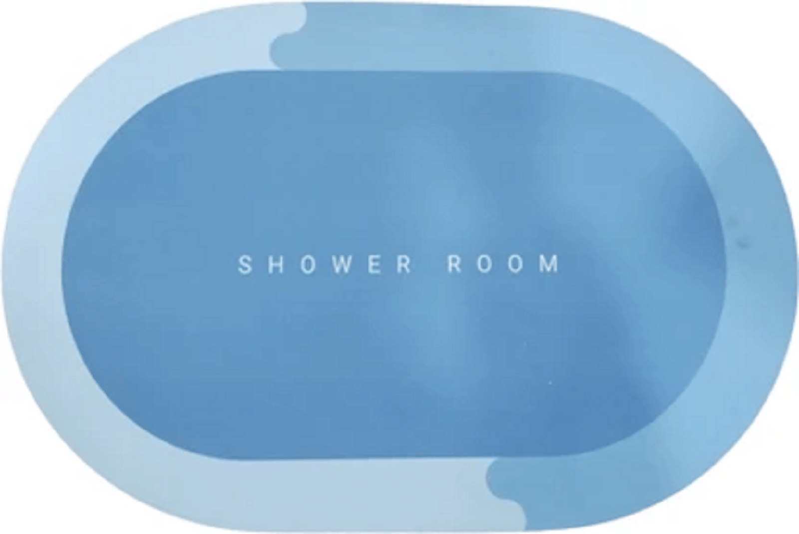     			Shopeleven Blue Rubber Floor Mat ( Pack of 1 )