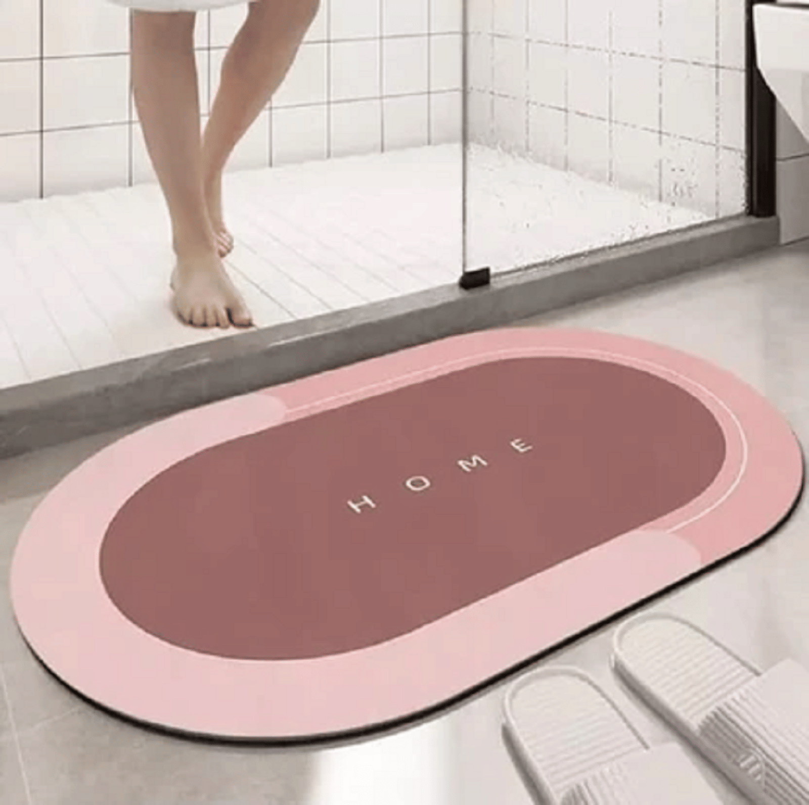     			Shopeleven Pink Rubber Floor Mat ( Pack of 1 )