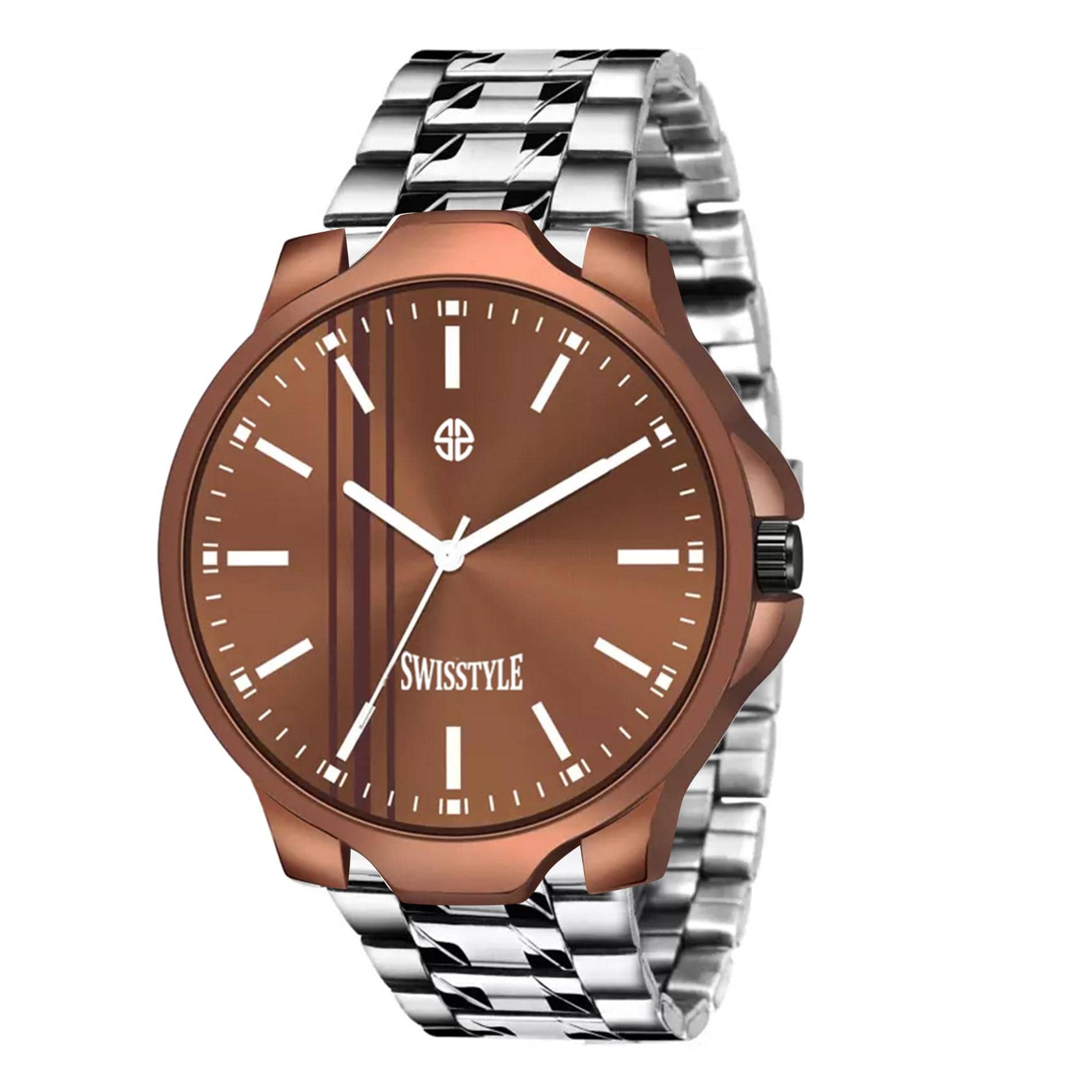 Swisstyle Silver Stainless Steel Analog Men's Watch