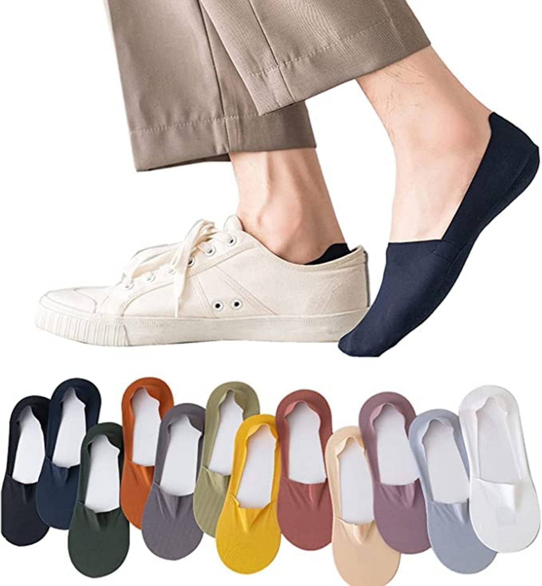 THRIFTKART Pack of 3 Men's Cotton Blend Low Cut Socks ( Multicolor )     			THRIFTKART Pack of 3 Men's Cotton Blend Low Cut Socks ( Multicolor )
