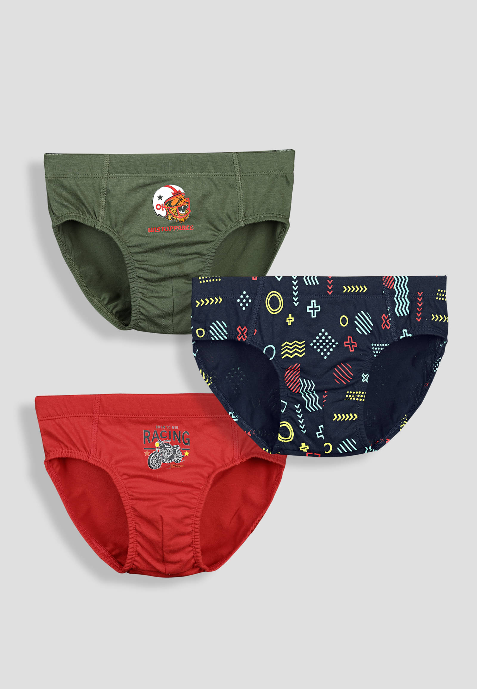     			TRESNOVA Pack of 3 Boys Cotton Briefs ( Multicolor )