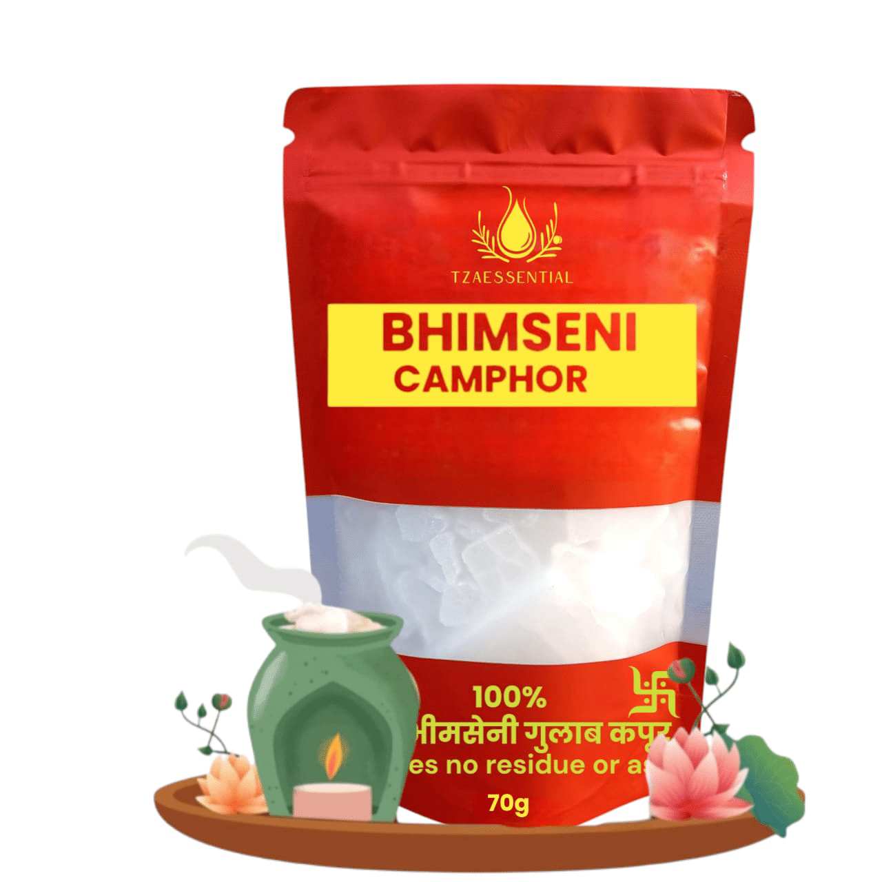     			Tzaessential Camphor 1 ( Pack of 1 )