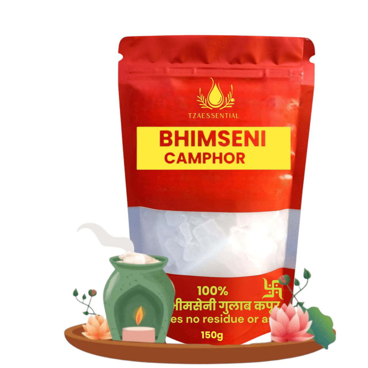     			Tzaessential Camphor 150 g ( Pack of 1 )