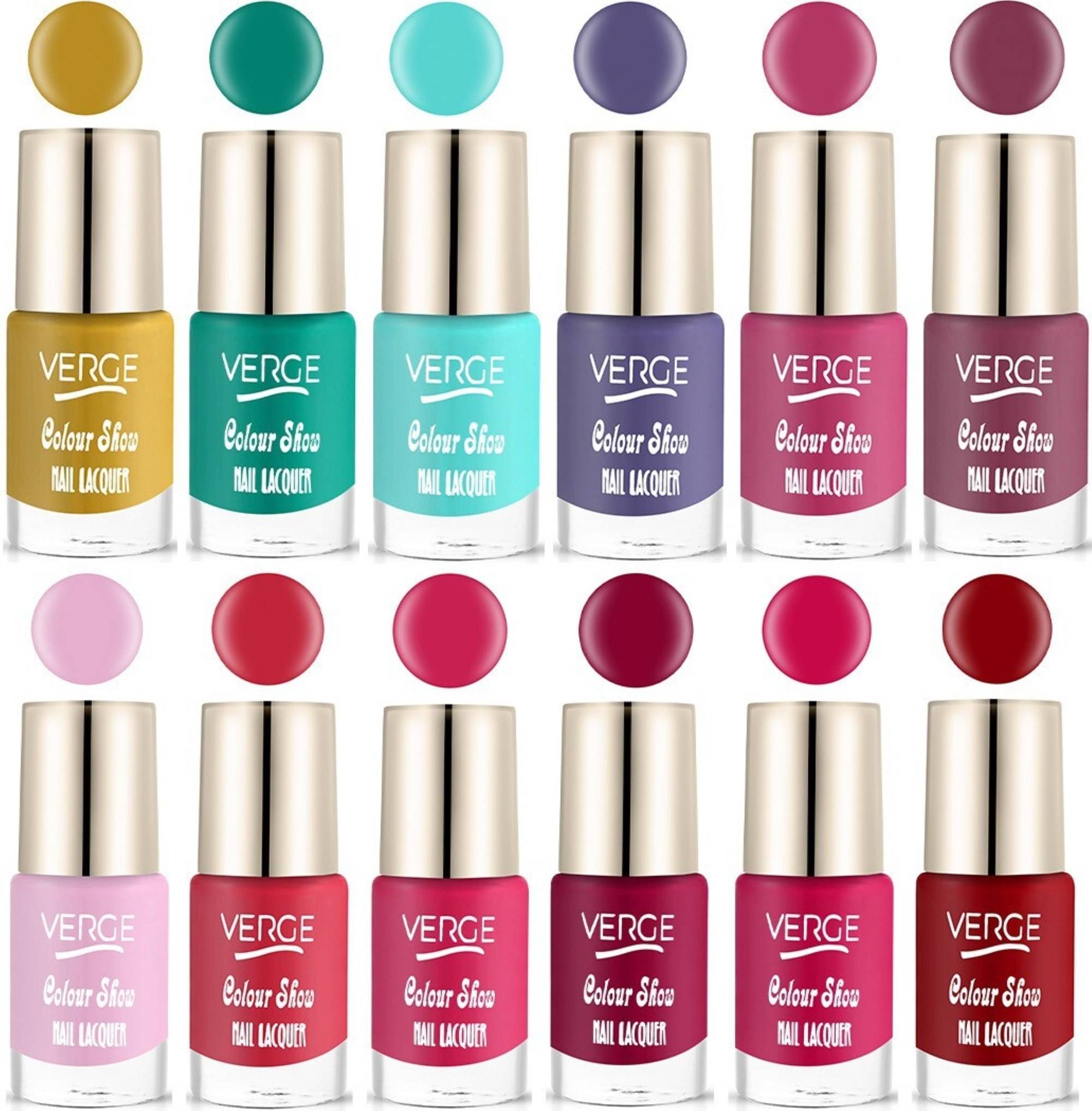     			Verge Multi Nail Polish Kit 72 ( Pack of 12 )